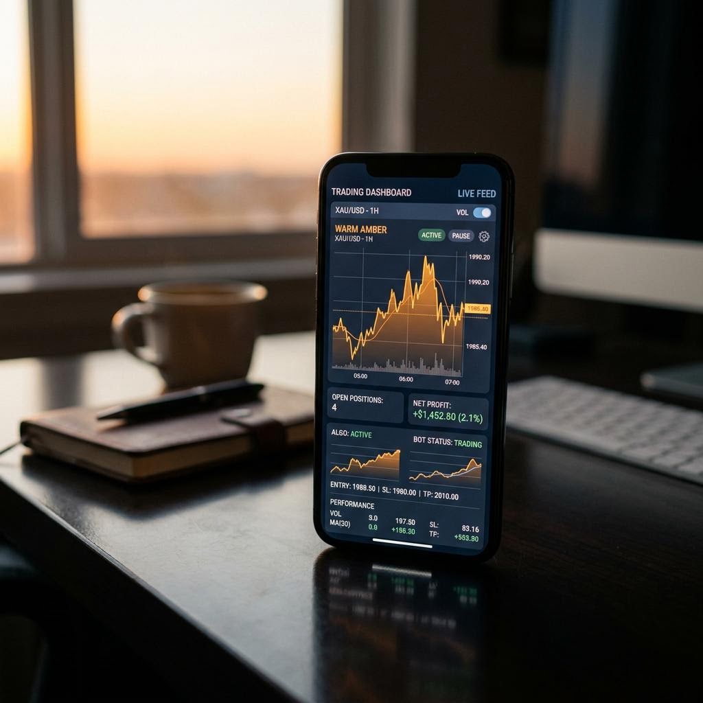 Mireola Analyse AI crypto trading platform mobile dashboard